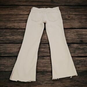 Madewell Women's Off-White Flare Jeans